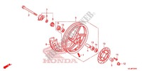 FRONT WHEEL for Honda SPACY 110 SPECIAL EDITION 2015