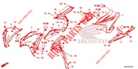 FRONT SIDE COWL for Honda CBR 500 R 2019