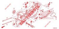 LEFT CRANKCASE for Honda VARIO 150 REPSOL 2020