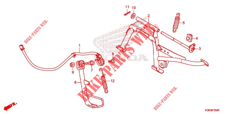 SIDE STAND for Honda PCX 150 2015